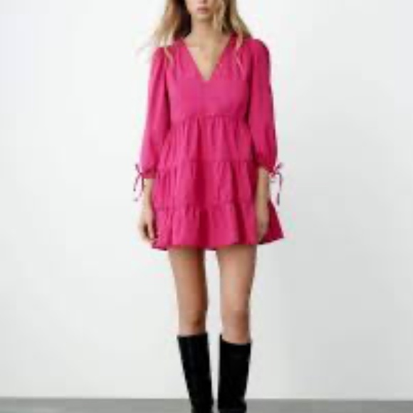 Zara- pink dress - Picture 8 of 8